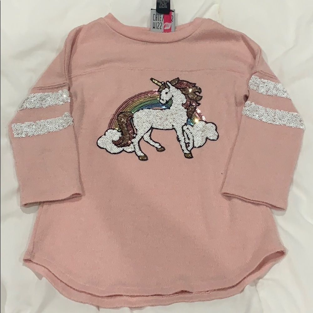 3/4 sleeve sequin shirt